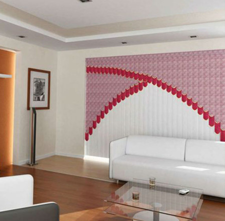 Мультифактурные жалюзи в гостиную 